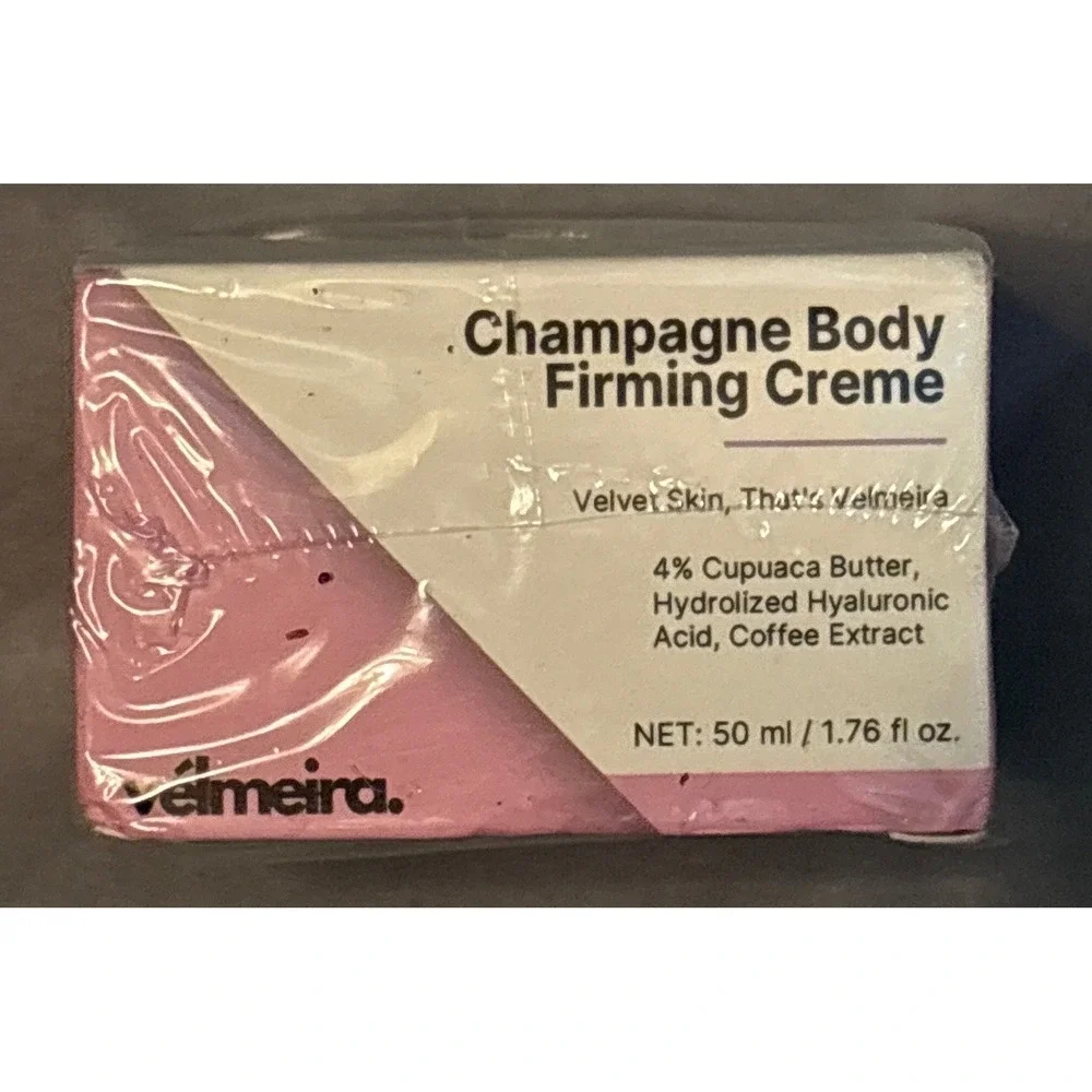 NEW Velmeira Champagne Body Firming Creme with Hyaluronic Acid & Coffee‎ Extract
